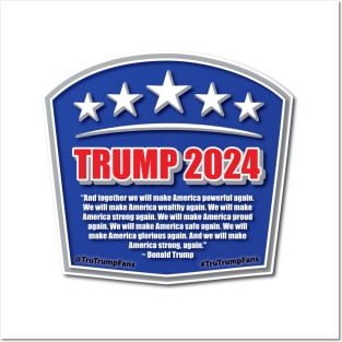 Trump 2024 Posters and Art